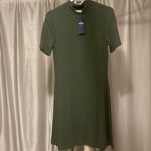 Hollister Fitted Olive Dress